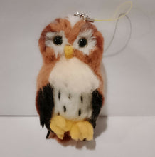 Load image into Gallery viewer, nestneedlesandknots - Felted Owl - Yellow eyes, Crafts, Nestneedlesandknots, Atrium 916 - Sacramento.Shop