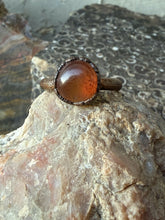 Load image into Gallery viewer, Stone Goblin Studios - Copper Electroformed Carnelian Agate Ring