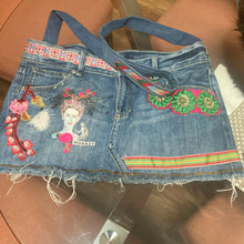 Load image into Gallery viewer, Maggie Devos - Lrg Boho denim bag - Frida & monkey, Fashion, Maggie Devos, Atrium 916 - Sacramento.Shop
