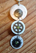 Load image into Gallery viewer, Joyce Pierce - 3 Watch Dial Pendant with Green Crystals, Jewelry, Joyce Pierce, Atrium 916 - Sacramento.Shop