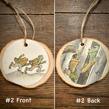 Load image into Gallery viewer, Enchanted Wood Goods - Storybook Ornaments - Frog & Toad, Home Decor, Enchanted Wood Goods, Atrium 916 - Sacramento.Shop