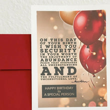 Load image into Gallery viewer, Persevere and Create - Birthday Poetry Card, Greeting Cards, Persevere and Create, Atrium 916 - Sacramento.Shop