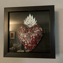 Load image into Gallery viewer, Maggie Devos - Framed Milagro Flamed Heart