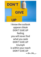 Load image into Gallery viewer, Persevere and Create - Encouragement Poetry Card, Greeting Cards, Persevere and Create, Atrium 916 - Sacramento.Shop