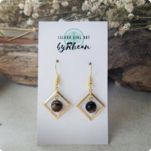 Load image into Gallery viewer, Island Girl Art - Natural Stone Earrings - Tiger's Eye, Jewelry, Island Girl Art by Rhean, Atrium 916 - Sacramento.Shop