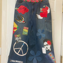 Load image into Gallery viewer, Maggie Devos-Boho Skirt-Winged heart-Frida, Size X lrg./16m, Fashion, Maggie Devos, Atrium 916 - Sacramento.Shop