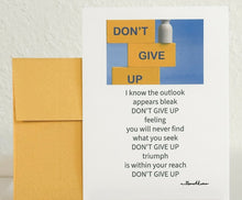 Load image into Gallery viewer, Persevere and Create - Encouragement Poetry Card, Greeting Cards, Persevere and Create, Atrium 916 - Sacramento.Shop