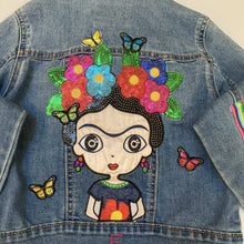 Load image into Gallery viewer, Maggie Devos - Sequined Fridita Jean Jacket - Size 8/M girls, Fashion, Maggie Devos, Atrium 916 - Sacramento.Shop