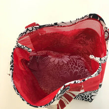 Load image into Gallery viewer, Shop for Hope - "Red Floral" Mesh Tote, Bags, Shop For Hope, Atrium 916 - Sacramento.Shop