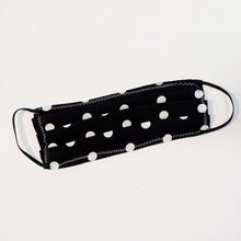 Load image into Gallery viewer, Atrium- Black and White Polkadot Mask, Masks, Atrium 916, Atrium 916 - Sacramento.Shop