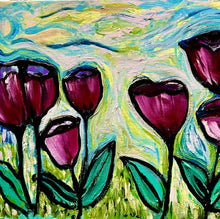 Load image into Gallery viewer, Laurie Blanchard Art - Abstract Impression Poppies, Wall Art, Laurie Blanchard Art, Atrium 916 - Sacramento.Shop