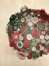 Load image into Gallery viewer, Paper Zen Designs - 6” Magazine Bowl Red / Green / White, Home Decor, Paper Zen Designs, Atrium 916 - Sacramento.Shop