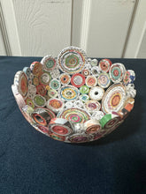 Load image into Gallery viewer, Paper Zen Designs - Mini Rolled Coiled Magazine Bowl, Home Decor, Paper Zen Designs, Atrium 916 - Sacramento.Shop