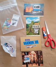 Load image into Gallery viewer, Tenacious Goods - Take One, Make One Vintage Postcard Collage Kit, Crafts, Tenacious Goods, Atrium 916 - Sacramento.Shop
