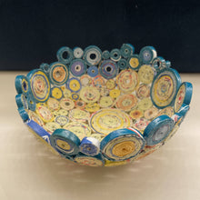 Load image into Gallery viewer, Paper Zen Designs - I Stand With Ukraine 6” Recycle Coiled Paper Basket, Home Decor, Paper Zen Designs, Atrium 916 - Sacramento.Shop