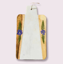 Load image into Gallery viewer, Awkwood Things - Stone & Floral Serving Board, Kitchen & Dishware, Awkwood Things, Atrium 916 - Sacramento.Shop