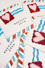Load image into Gallery viewer, Handmade by Nicole- Plantable Postcard Love, Greeting Cards, Handmade By Nicole, Atrium 916 - Sacramento.Shop