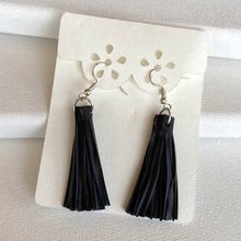 Load image into Gallery viewer, Zombie Upcycled- Tassel Bike Tube Earrings, Fashion, Zombie Upcycled, Atrium 916 - Sacramento.Shop
