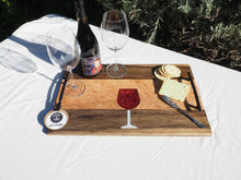 Load image into Gallery viewer, WCS Designs- Serving/Charcuterie board with wine glass inlay, Kitchen & Dishware, WCS Designs, Atrium 916 - Sacramento.Shop