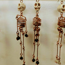 Load image into Gallery viewer, Stone Turner Creations- Large Skeleton Earrings, Jewelry, Stone Turner Creations, Atrium 916 - Sacramento.Shop