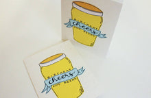 Load image into Gallery viewer, Handmade by Nicole - Cheers & Beers, Greeting Cards, Handmade By Nicole, Atrium 916 - Sacramento.Shop