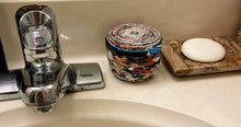 Load image into Gallery viewer, Paper Zen Designs - Small Paper Weaved Container with Lid, Home Decor, Paper Zen Designs, Atrium 916 - Sacramento.Shop