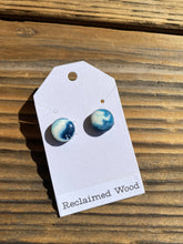 Load image into Gallery viewer, Awkwood Things - Reclaimed Wood & Resin Stud Earrings, Jewelry, Awkwood Things, Atrium 916 - Sacramento.Shop