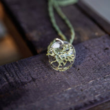 Load image into Gallery viewer, Succulent Sirens- Lichen Is Not A Plant Pendant Hemp Necklace, jewelry, Skye Bergen, Sacramento . Shop