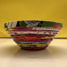 Load image into Gallery viewer, Paper Zen Designs - Rolled Upcycled Magazine Paper Container #38, Home Decor, Paper Zen Designs, Atrium 916 - Sacramento.Shop