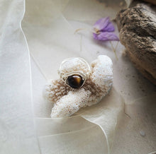 Load image into Gallery viewer, Island Girl Art - Wire Wrapped Ring- Silver Tiger's Eye, Jewelry, Island Girl Art by Rhean, Atrium 916 - Sacramento.Shop