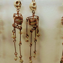 Load image into Gallery viewer, Stone Turner Creations- Large Skeleton Earrings, Jewelry, Stone Turner Creations, Atrium 916 - Sacramento.Shop