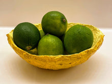 Load image into Gallery viewer, Paper Zen Designs - Lemon Paper Mache Pulp Bowl, Home Decor, Paper Zen Designs, Sacramento . Shop