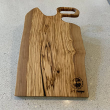 Load image into Gallery viewer, WCS Designs - Olive Wood Charcuterie Board with Blue Paw inlay, Kitchen & Dishware, WCS Designs, Atrium 916 - Sacramento.Shop
