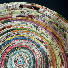 Load image into Gallery viewer, Paper Zen Designs - Rolled Upcycled Magazine Paper Container, Home Decor, Paper Zen Designs, Atrium 916 - Sacramento.Shop