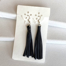 Load image into Gallery viewer, Zombie Upcycled- Tassel Bike Tube Earrings, Fashion, Zombie Upcycled, Atrium 916 - Sacramento.Shop