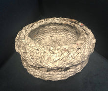 Load image into Gallery viewer, Paper Zen Designs - Recycled Newspaper Woven Basket, Black / White, Home Decor, Paper Zen Designs, Atrium 916 - Sacramento.Shop