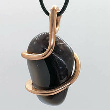 Load image into Gallery viewer, Arcane Moon - Copper Wrapped Banded Agate Pendant, Jewelry, Arcane Moon, Atrium 916 - Sacramento.Shop