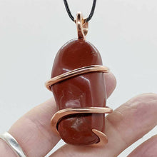 Load image into Gallery viewer, Arcane Moon - Copper Wrapped Red Jasper Pendant, Jewelry, Arcane Moon, Atrium 916 - Sacramento.Shop