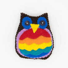 Load image into Gallery viewer, HandMade Magic - Stuffed Pride Owl Cushion, Soft Toy - Sacramento . Shop
