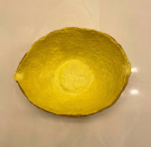 Load image into Gallery viewer, Paper Zen Designs - Lemon Paper Mache Pulp Bowl, Home Decor, Paper Zen Designs, Sacramento . Shop