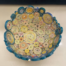 Load image into Gallery viewer, Paper Zen Designs - I Stand With Ukraine 6” Recycle Coiled Paper Basket, Home Decor, Paper Zen Designs, Atrium 916 - Sacramento.Shop