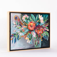 Load image into Gallery viewer, Nida Akhtar Studio - Sapphire Rose Painting, Wall Art, Nida Akhtar Studio, Sacramento . Shop