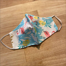 Load image into Gallery viewer, David's Tailoring Express - Flamingo mask, youth med/lrg, Masks, David’s Tailoring Express, Sacramento . Shop