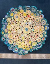 Load image into Gallery viewer, Paper Zen Designs - I Stand With Ukraine 10” Recycle Coiled Paper Basket, Home Decor, Paper Zen Designs, Atrium 916 - Sacramento.Shop