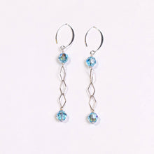 Load image into Gallery viewer, Lori Sparks- Sterling Diamond Shape Necklace & Earring Set, Jewelry, Sparks by Beadologie, Sacramento . Shop