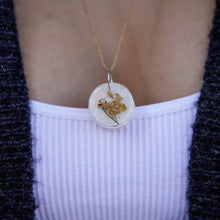 Load image into Gallery viewer, Succulent Sirens - Maidenhair Fern Circle Pendant Hemp Necklace, jewelry, Skye Bergen, Sacramento . Shop