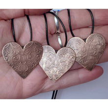 Load image into Gallery viewer, Arcane Moon - French Ornate Copper Pendant, Jewelry, Arcane Moon, Atrium 916 - Sacramento.Shop