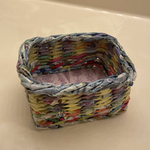 Load image into Gallery viewer, Paper Zen Designs - Rectangle Paper Weaved Container, Home Decor, Paper Zen Designs, Atrium 916 - Sacramento.Shop