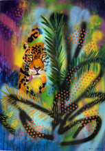 Load image into Gallery viewer, Edda Davila - Tiger Orange Painting 22”x30”, Wall Art, Edda Davila, Sacramento . Shop