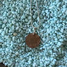 Load image into Gallery viewer, Joyce Pierce - Small Copper Medallion Pendants Hand Painted, Jewelry, Joyce Pierce, Atrium 916 - Sacramento.Shop